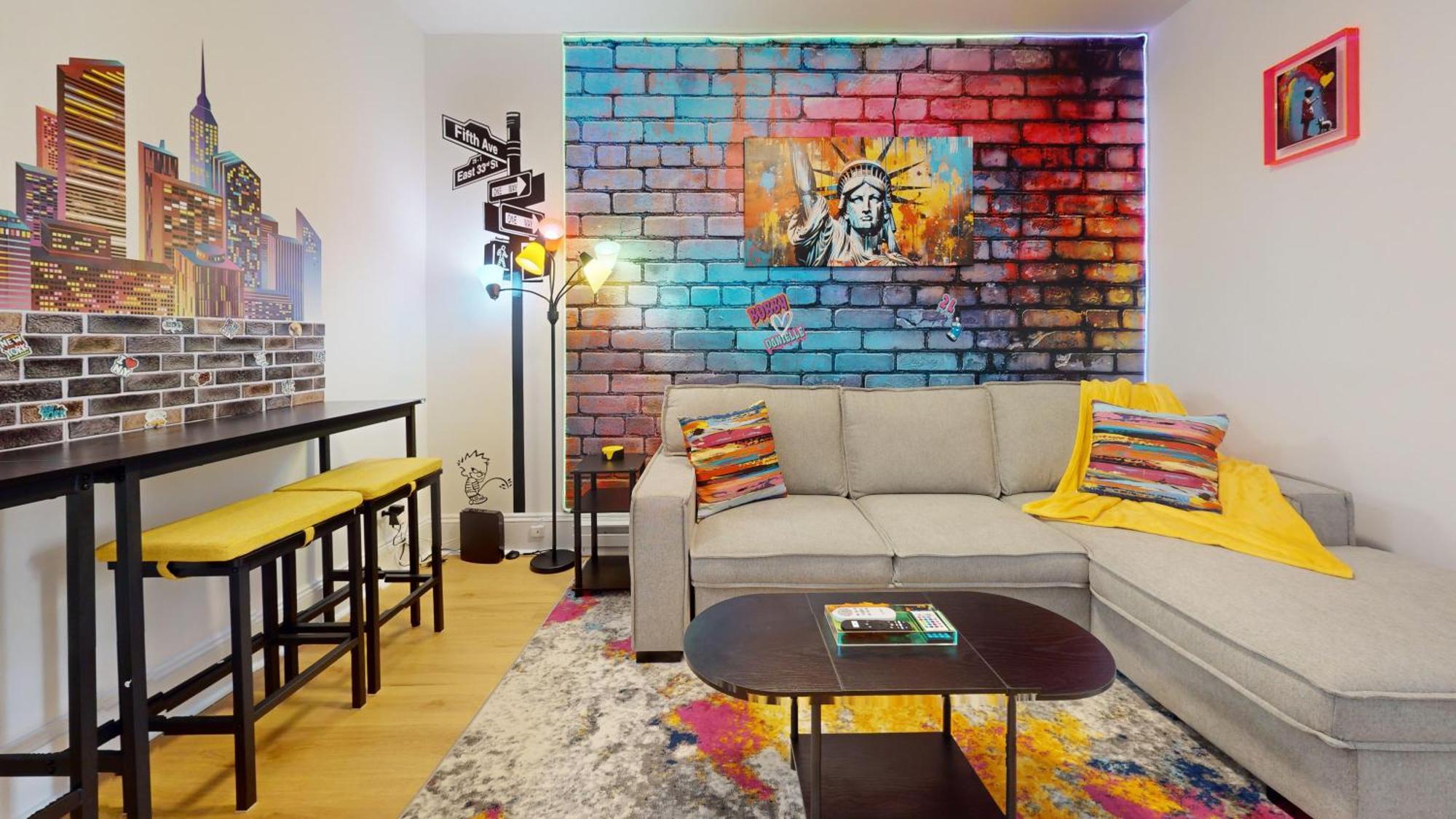 Ferienwohnung Funky & Colorful Urban Getaway, 20 Minutes To Nyc Hoboken Exterior foto