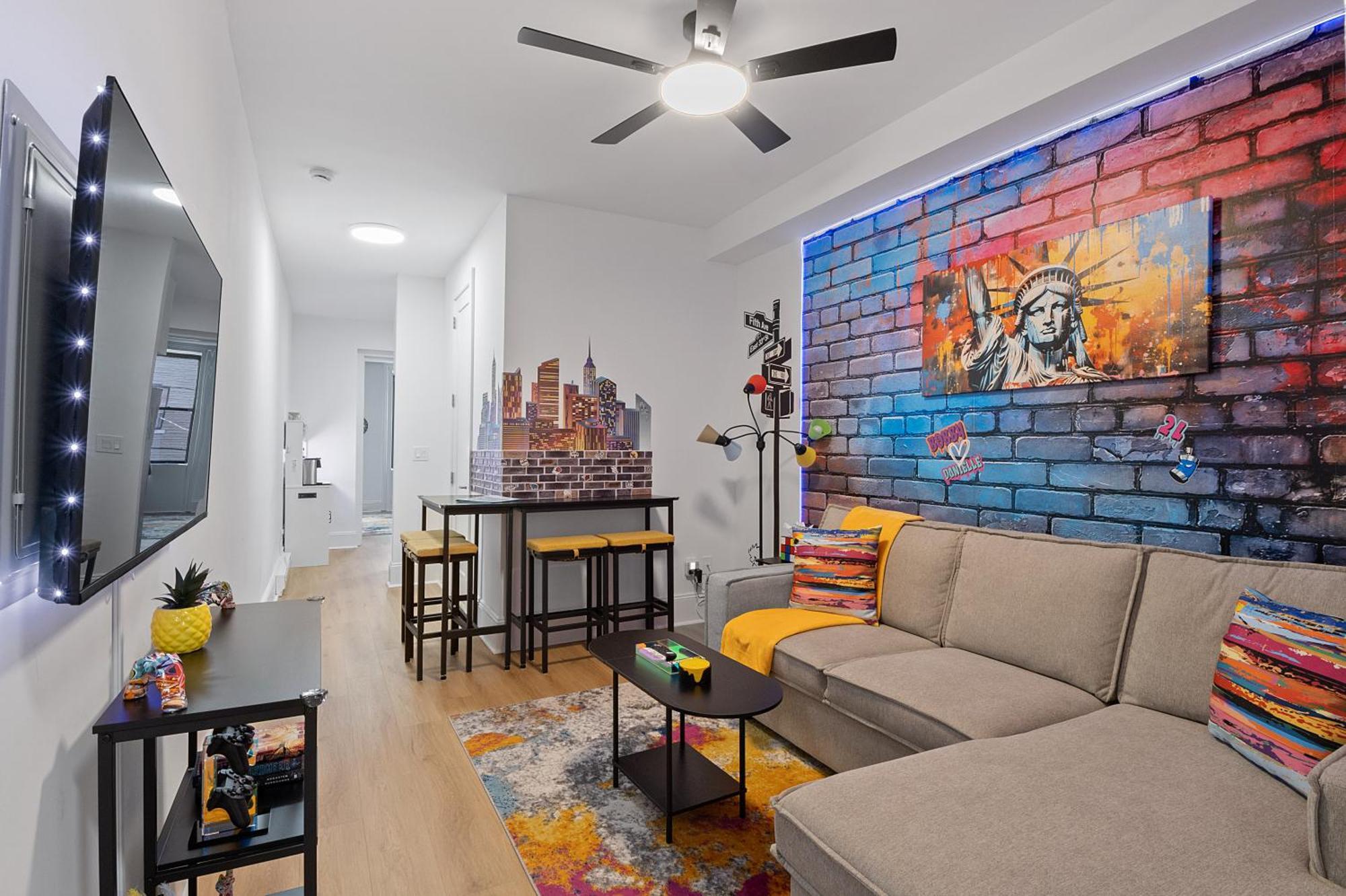 Ferienwohnung Funky & Colorful Urban Getaway, 20 Minutes To Nyc Hoboken Exterior foto